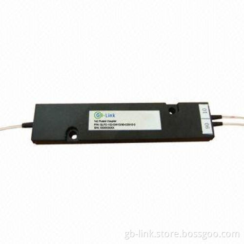 1x2 fused coupler, SM/MM, different split ratio